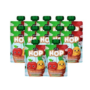 아넬라 홉 짜먹는 생과일 퓨레, 100g, 12개, 파인애플