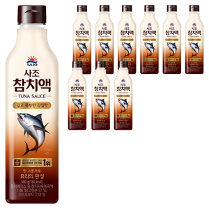 사조 참치액, 500g, 10개