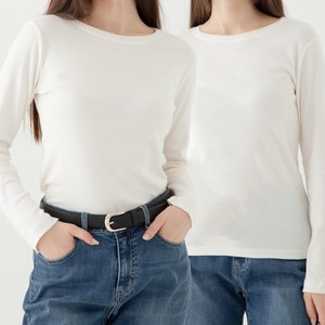 ELLEPARIS ELLE PARIS 데일리 긴팔 잔골지 기본 티셔츠 2pc set 골드박스 특가
