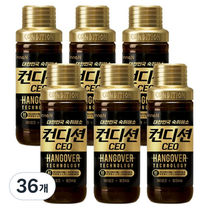 컨디션 CEO 숙취해소음료, 150ml, 36개