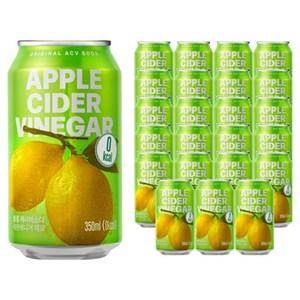 클룹 애사비소다 레몬비니거 제로 탄산음료, 350ml, 24개
