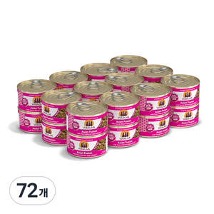 웨루바 고양이 클래식 파우치 아시안퓨전 주식캔, 참치, 85g, 72개