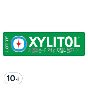 롯데자일리톨 에프, 24g, 10개