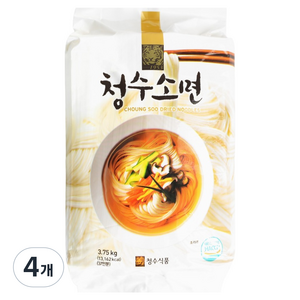 청수식품 소면 포장, 3.75kg, 4개