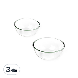 글라스락 내열 강화유리 믹싱볼 2종 세트, 1L(1P) + 2L(1P), 3세트