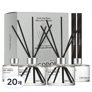 코코도르 시그니처 디퓨저, 숲속새벽공기, 200ml, 20개