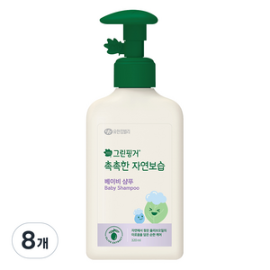 그린핑거 촉촉한 자연보습 베이비 샴푸, 320ml, 8개
