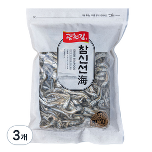 광천김 참신선해 국물용 다시 멸치, 400g, 3개