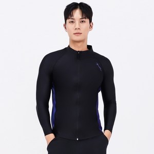 아쿠아티카 남성용 래쉬가드 집업 AQAMBC