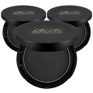 리르 퀵 헤어 흑채 쿠션 14g, 내추럴블랙, 3개