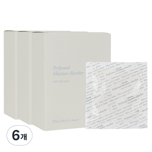 [비건라이프] 라브아 화이트머스크 앤 앰버 향기나는 퍼퓸 제습제 본품 12p, 360g, 6개