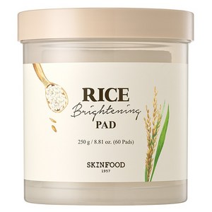 스킨푸드 라이스 브라이트닝 패드 250g, 60매입, 1개