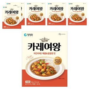 카레여왕 치킨카레, 160g, 6개