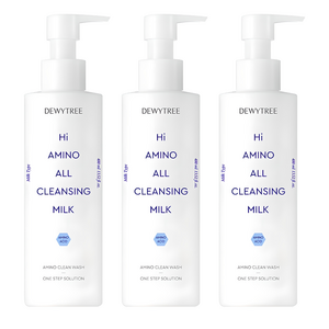 듀이트리 하이 아미노 올 클렌징 대용량 밀크, 400ml, 3개