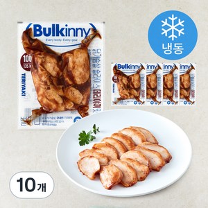 벌키니 닭가슴살 슬라이스 데리야끼맛 (냉동), 100g, 1개입, 10개