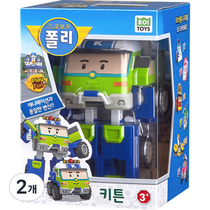 로보카폴리 변신로봇 키튼 130 x 90 mm, 혼합색상, 2개