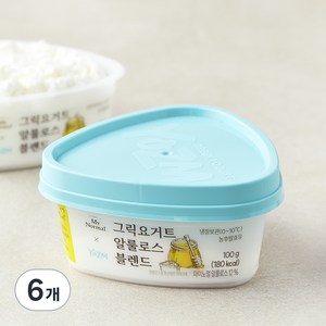 마이노멀 요즘 알룰로스 블렌딩 그릭요거트, 6개, 1개입, 100g