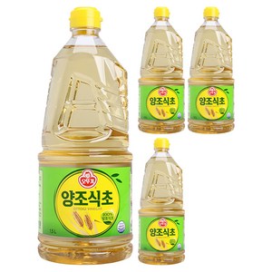오뚜기 양조 식초, 1.5L, 4개