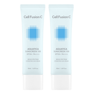 셀퓨전씨 아쿠아티카 썬스크린 100 SPF50+ PA++++, 50ml, 2개