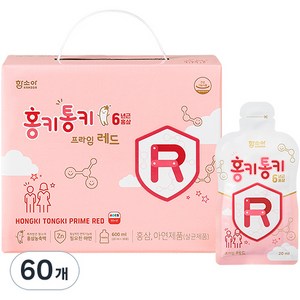 함소아 홍키통키 프라임 레드 4단계, 20ml, 60개