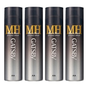갸스비 스타일링 스프레이 매트 & 하드 핸디, 65ml, 4개