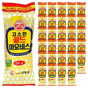 오뚜기 고소한 골드 마요네스, 50g, 40개