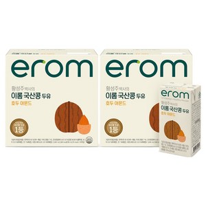 이롬 황성주 박사의 국산콩 두유 호두 아몬드, 190ml, 32개