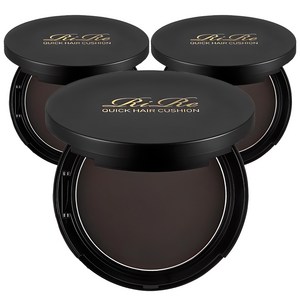 리르 퀵 헤어 흑채 쿠션 14g, 02 내추럴브라운, 3개