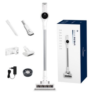 홈앤아트 BLDC 스틱형 흡입력 좋은 무선 핸디 진공청소기, 화이트, HAVG-250W