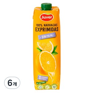 후버 착즙 오렌지주스, 1L, 6개