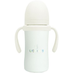 유비맘 시그니처 보온보냉 스테인리스 유아 빨대컵, 220ml, 1개, 구름