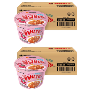 삼양 큰컵 까르보 불닭볶음면 105g, 32개