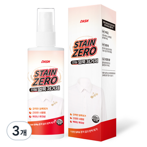 대쉬 스테인제로 만능 얼룩제거제, 120ml, 3개