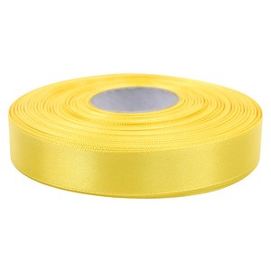 뭉구 유광 단면 공단 리본 20mm, 12노랑, 1개, 45m