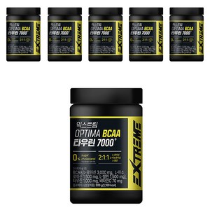 익스트림 옵티마 BCAA 타우린 7000 플러스, 300g, 6개