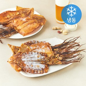 해맑은푸드 부드러운 마른오징어 (냉동), 350g(5미), 1개 골드박스 특가