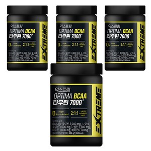 익스트림 옵티마 BCAA 타우린 7000 플러스, 300g, 4개