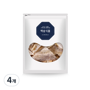 백송식품 황태껍질, 500g, 4개