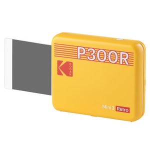 코닥 미니 3 레트로 포토프린터 휴대용, P300R, 옐로우
