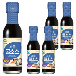 청정원 해물굴소스 고소한맛, 250g, 5개