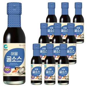 청정원 해물굴소스 고소한맛, 250g, 10개