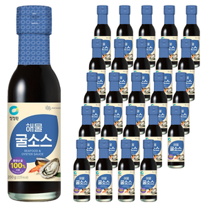 청정원 해물굴소스 고소한맛, 250g, 25개