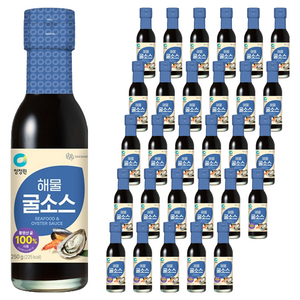 청정원 해물굴소스 고소한맛, 250g, 40개