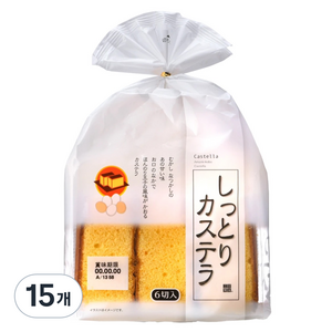 스위트팩토리 소프트 카스테라, 15개, 250g