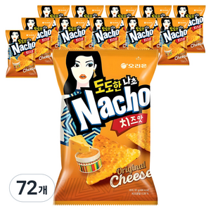 오리온 도도한 나쵸 치즈맛, 92g, 72개