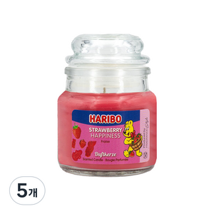 하리보 자캔들 소, 스트로베리해피니스, 85g, 5개
