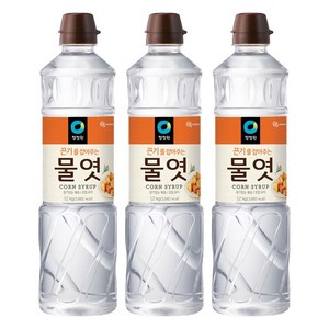 청정원 물엿, 1.2kg, 3개