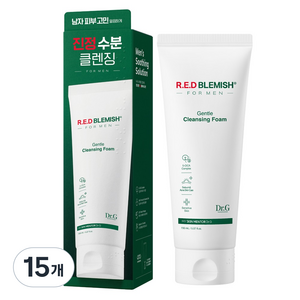 닥터지 레드 블레미쉬 포 맨 젠틀 클렌징 폼, 150ml, 15개