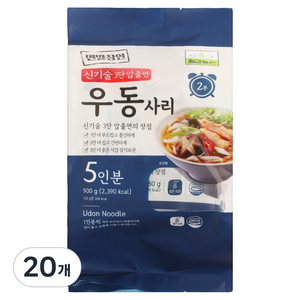 칠갑농산 우동사리, 900g, 20개