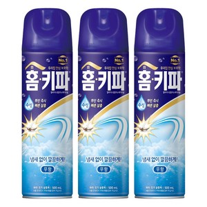 홈키파 무향 에어졸 살충제, 500ml, 3개
